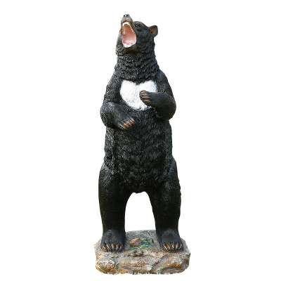 Home & garden decor fiberglass standing bear sculpture