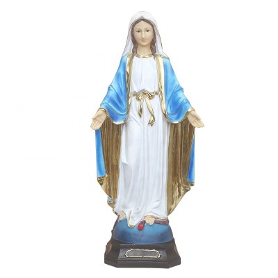 Catholic elegance resin virgin mary baby jesus statues