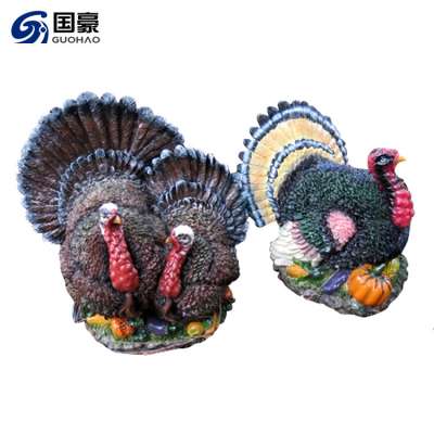 Attractive resin turkey Garden Statue