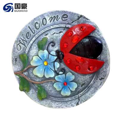 Sweet decorative outdoor home decor Ladybug Resin Stepping Stones