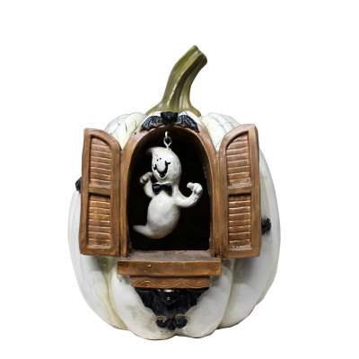 Custom Haunted House decorative resin ghost pumpkin