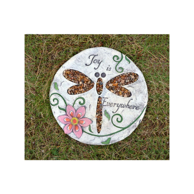 Charming adornment for entry paths dragonfly garden stepping