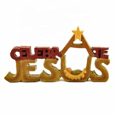 Custom religious Nativity jesus letters decoration gifts