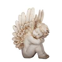 Custom resin sleeping baby angel statue for sale