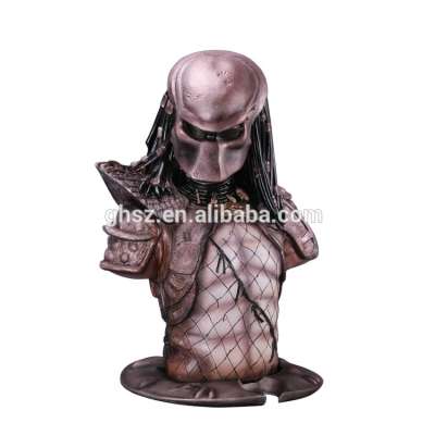 Custom NECA Alien Hunter Predator Bust Statue