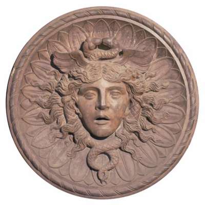 Custom Greek mythology character resin statue medallion