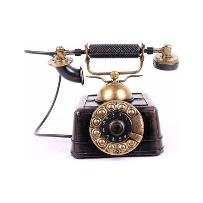 Custom business gift resin retro telephone factory