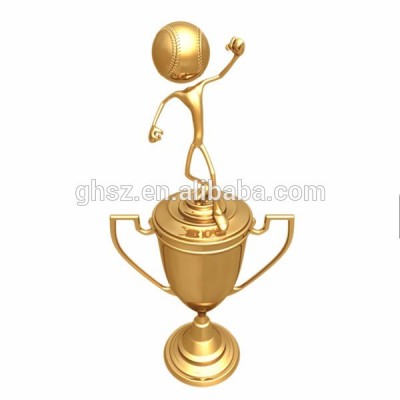 Custom volleyball competition trophy world cup soccer trophy cup