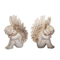 Custom home decoration resin cherub angel statues wholesale