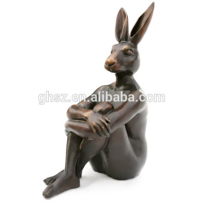 decoration animal head rabbit head sculpture