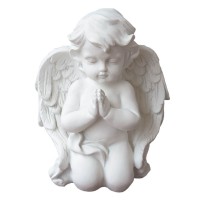 Polyresin Greek Garden Decorative Small White Angel Statues For Sale