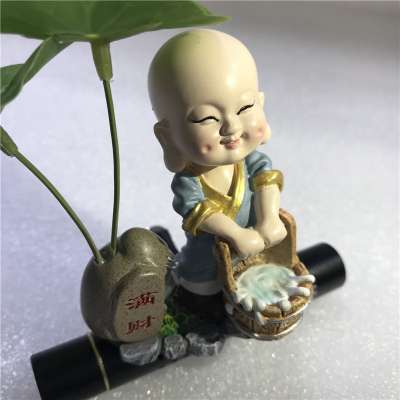 Car Interior Decoration Perfume Holder  Shaolin Monk Bobble Head wholesale